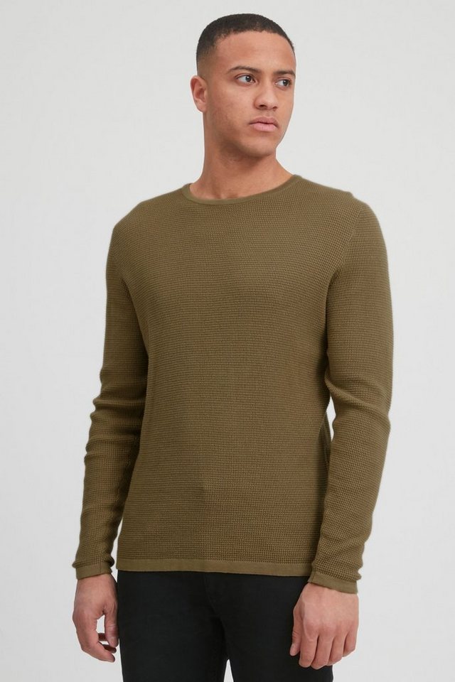 Blend Strickpullover BHPullover Stilvoller Grobstrick-Pullover mit Rundhalsausschnitt von Blend