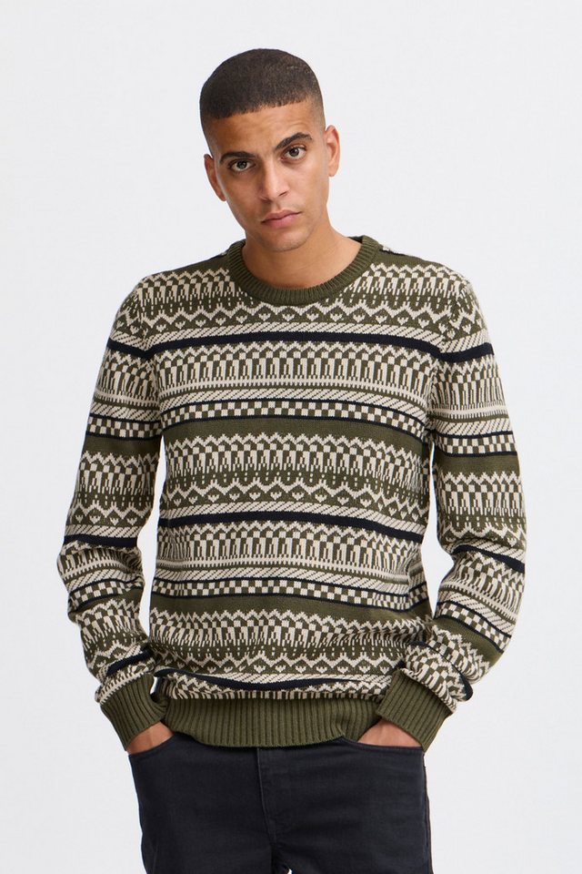 Blend Strickpullover BHPullover Gemütlicher Grobstrickpullover von Blend