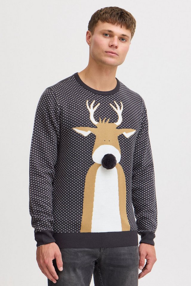 Blend Strickpullover BHRudolph Strickpullover mit Weihnachtsmotiv Blend Strickpullover BHRudolph Strickpullover mit Weihnachtsmotiv von Blend