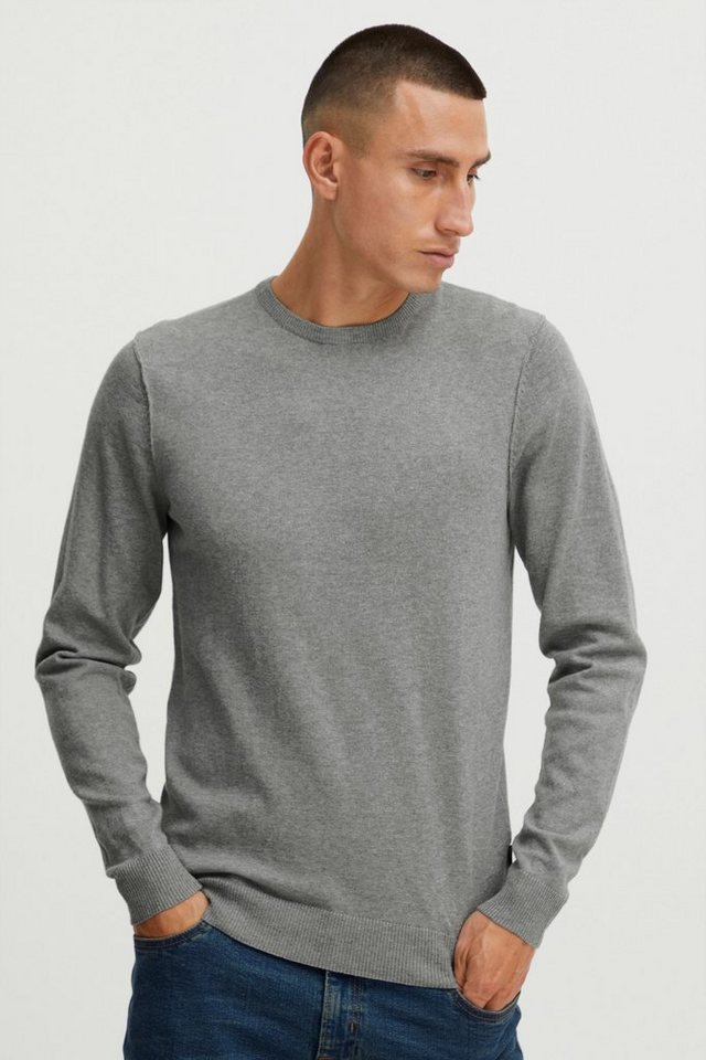 Blend Strickpullover BHPullover Stilvoller Feinstrick-Pullover mit Rundhalsausschnitt von Blend