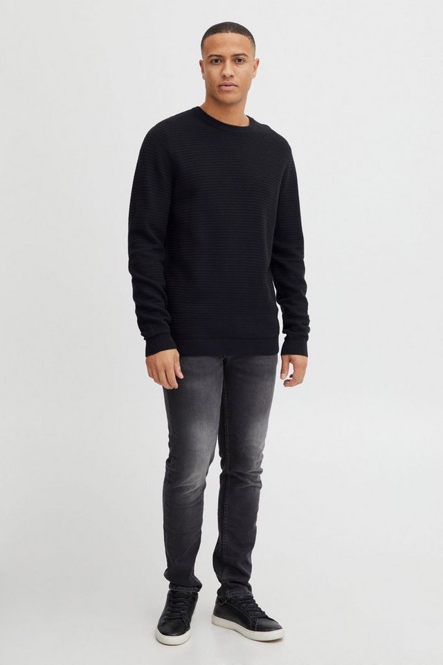 Blend Strickpullover BHPullover Stilvoller Grobstrick-Pullover mit Rundhalsausschnitt von Blend