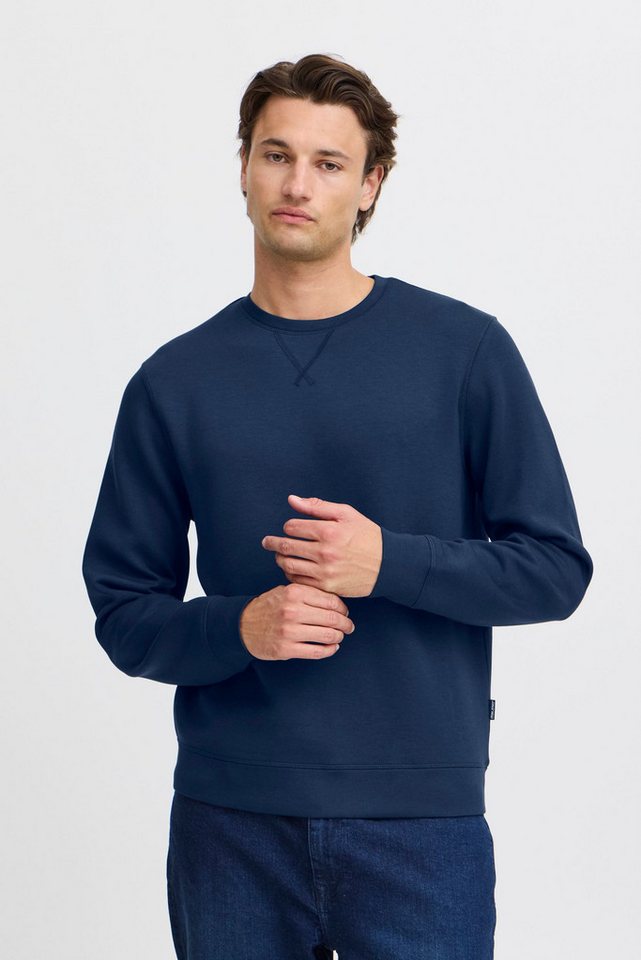 Blend Strickpullover Strickpullover Regular Fit Langarm Bequem Sweatshirt von Blend