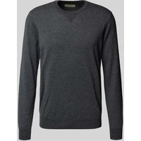 Blend Strickpullover mit Rundhalsausschnitt Modell 'Bruton' in Black, Größe XXL von Blend
