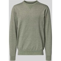 Blend Strickpullover mit Rundhalsausschnitt Modell 'Bruton' in Dunkelgruen, Größe XXL von Blend