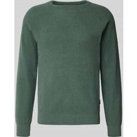 Blend Strickpullover mit Rundhalsausschnitt Modell 'DANTE' in Hellgruen, Größe XXL von Blend