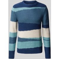 Blend Strickpullover mit Strukturmuster in Marine, Größe XXL von Blend