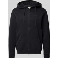 Blend Sweatjacke mit Label-Detail Modell 'Downton' in Black, Größe XXL von Blend