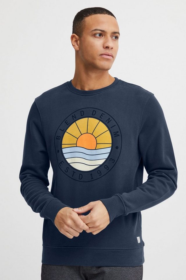 Blend Longpullover BHClios Klassisches Sweatshirt mit Rundhalsausschnitt Blend Longpullover BHClios Klassisches Sweatshirt mit Rundhalsausschnitt von Blend