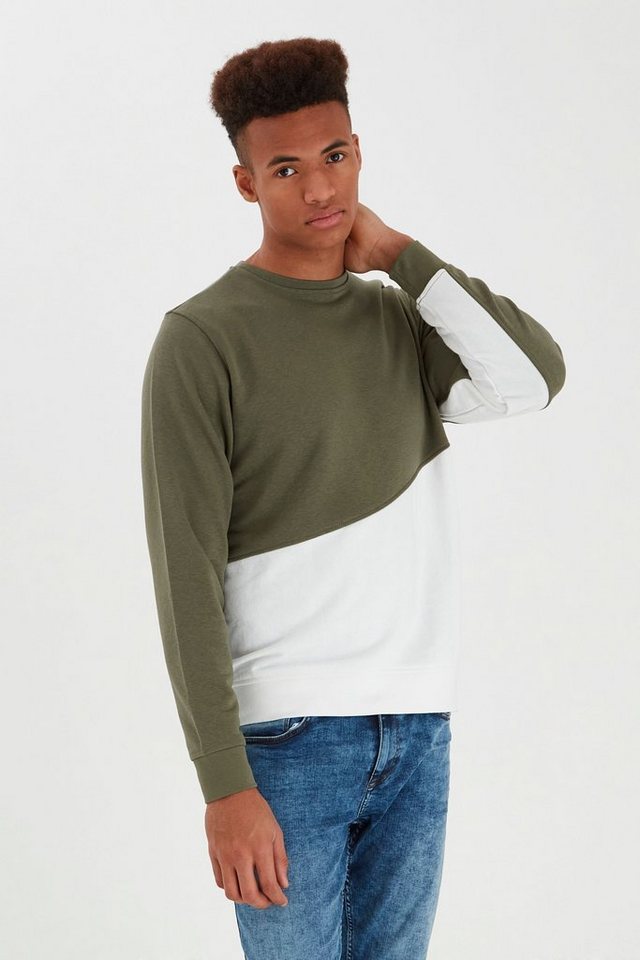 Blend Longpullover BHSweatshirt Sweat Pullover im Colorblock-Look von Blend