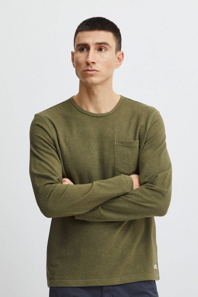 Blend Longsleeve BHTee Klassisches Langarmshirt mit Rundhalsausschnitt von Blend