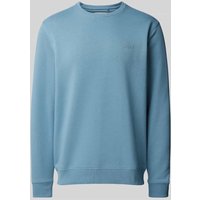 Blend Sweatshirt mit Label-Print in Hellblau, Größe XL von Blend