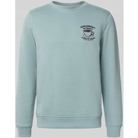 Blend Sweatshirt mit Motiv-Stitching Modell 'HIFOLO' in Mint, Größe XXL Blend Sweatshirt mit Motiv-Stitching Modell 'HIFOLO' in Mint, Größe XXL von Blend