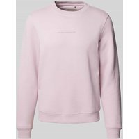 Blend Sweatshirt mit Statement-Print Modell 'JANKO' in Flieder, Größe XL von Blend