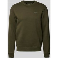 Blend Sweatshirt mit gerippten Abschlüssen Modell 'Downton' in Dunkelgruen, Größe XXL Blend Sweatshirt mit gerippten Abschlüssen Modell 'Downton' in Dunkelgruen, Größe XXL von Blend