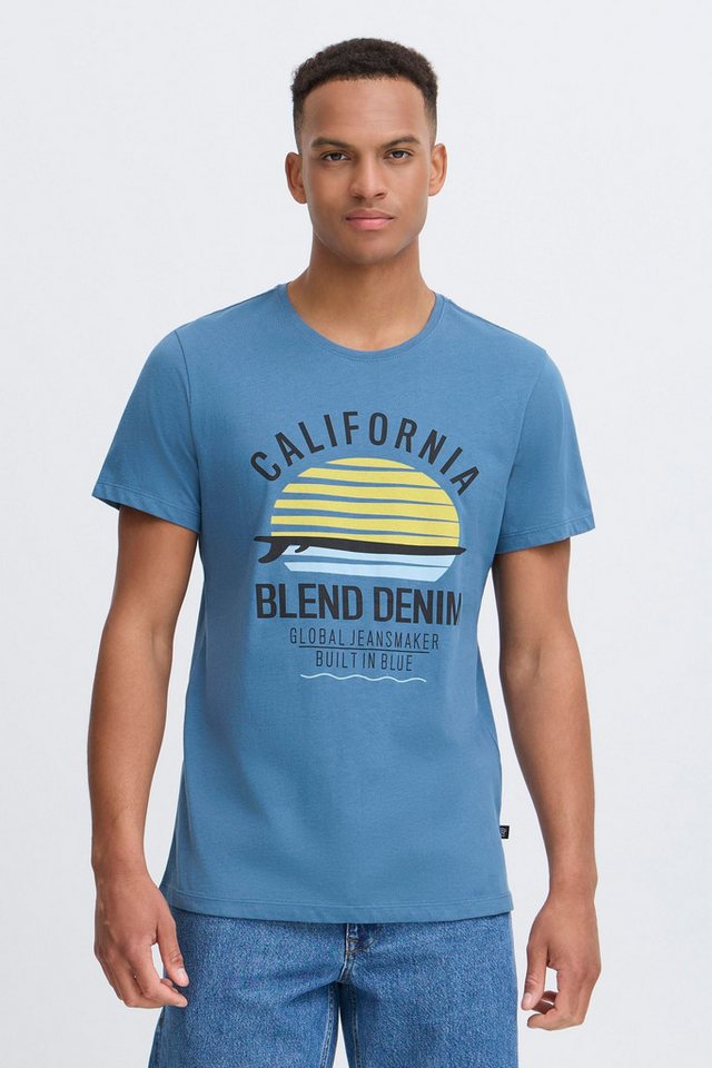 Blend T-Shirt BHCalifo Klassisches T-Shirt mit Rundhalsausschnitt Blend T-Shirt BHCalifo Klassisches T-Shirt mit Rundhalsausschnitt von Blend