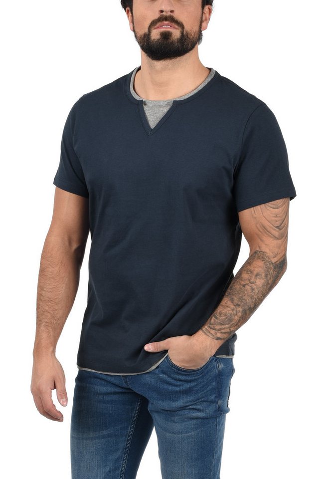 Blend T-Shirt BHLeonis T-Shirt in Double-Layer-Optik Blend T-Shirt BHLeonis T-Shirt in Double-Layer-Optik von Blend