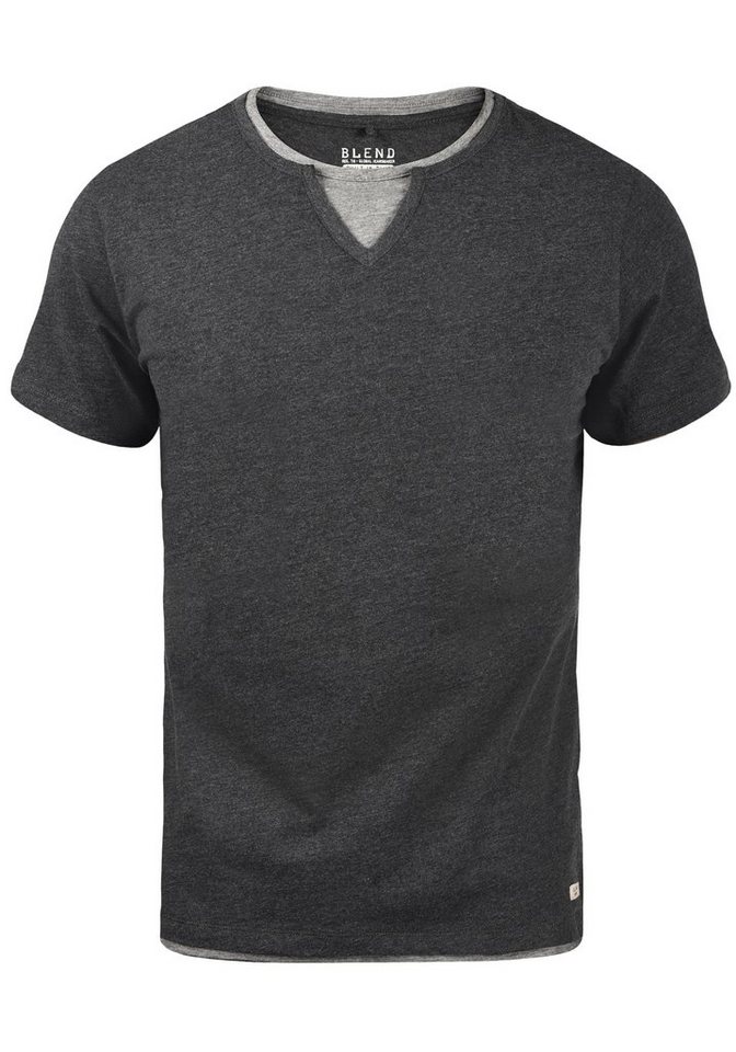 Blend T-Shirt BHLeonis T-Shirt in Double-Layer-Optik von Blend