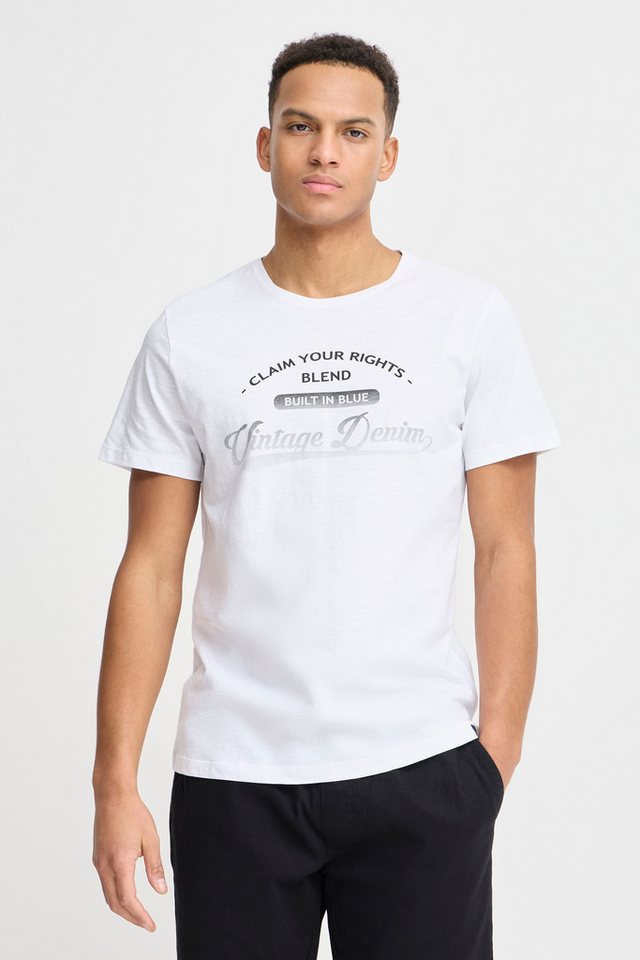 Blend T-Shirt BHPillo Klassisches T-Shirt mit Rundhalsausschnitt von Blend