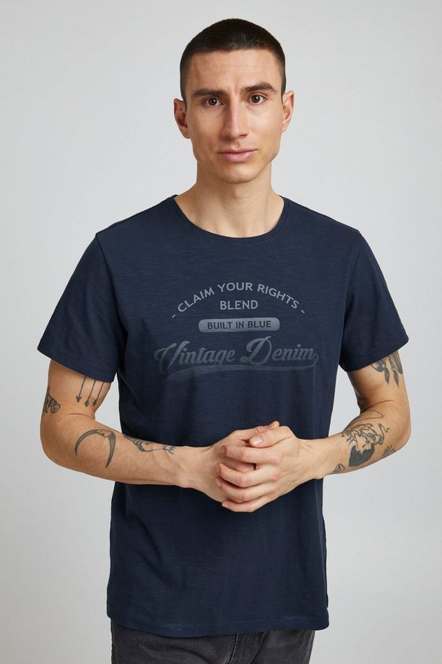 Blend T-Shirt BHPillo Klassisches T-Shirt mit Rundhalsausschnitt Blend T-Shirt BHPillo Klassisches T-Shirt mit Rundhalsausschnitt von Blend