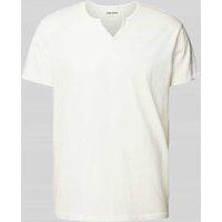 Blend T-Shirt in Melange-Optik Modell 'NOOS' in Weiss, Größe S von Blend