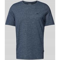 Blend T-Shirt in Melange-Optik in Marine, Größe L von Blend