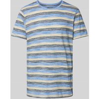 Blend T-Shirt in Melange-Optik in Ocean, Größe XL von Blend