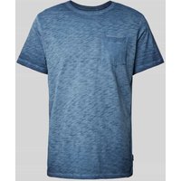 Blend T-Shirt mit Brusttasche Modell 'NOEL' in Marine, Größe S von Blend