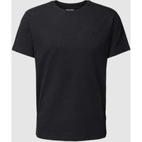 Blend T-Shirt mit Label-Stitching Modell 'Dinton' in Black, Größe L von Blend