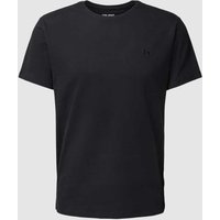 Blend T-Shirt mit Label-Stitching Modell 'Dinton' in Black, Größe S von Blend