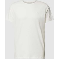 Blend T-Shirt mit Label-Stitching Modell 'Dinton' in Weiss, Größe XXL von Blend