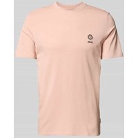 Blend T-Shirt mit Motiv- und Statement-Stitching Modell 'JANUS' in Altrosa, Größe XXL von Blend