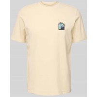 Blend T-Shirt mit Motiv- und Statement-Stitching Modell 'JOBBE' in Sand, Größe XXL Blend T-Shirt mit Motiv- und Statement-Stitching Modell 'JOBBE' in Sand, Größe XXL von Blend