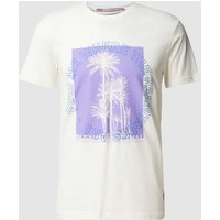 Blend T-Shirt mit Statement- und Motiv-Print in Weiss, Größe S von Blend