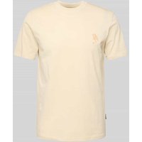 Blend T-Shirt mit Stitching-Detail Modell 'JEPPE' in Sand, Größe L von Blend