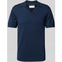 Blend T-Shirt mit V-Ausschnitt Modell 'ALLI' in Marine, Größe XXL von Blend