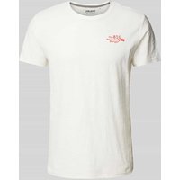 Blend T-Shirt mit rückseitigem Motiv- und Statement-Print in Weiss, Größe XL von Blend