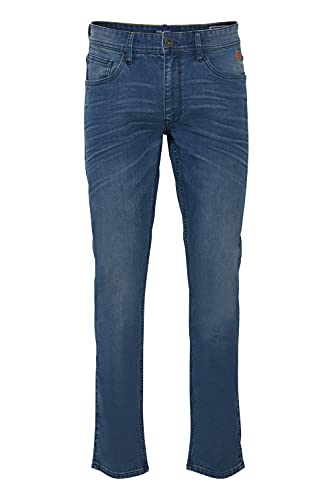 Blend BHTaifun Herren Jeans Hose Denim mit Stretch Slim Fit, Größe:30/34, Farbe:Denim middleblue (76201) von b BLEND