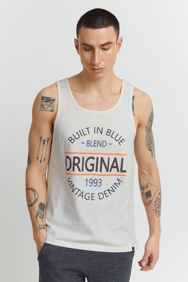 Blend Tanktop BHAlvarez Lässiges Tanktop mit Rundhalssauschnitt von Blend