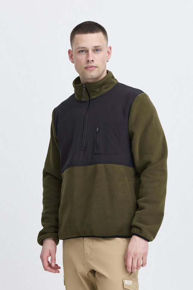 Blend Troyer BHMARIO halfzipp Gemütlicher Fleece-Troyer mit Brusttasche von Blend