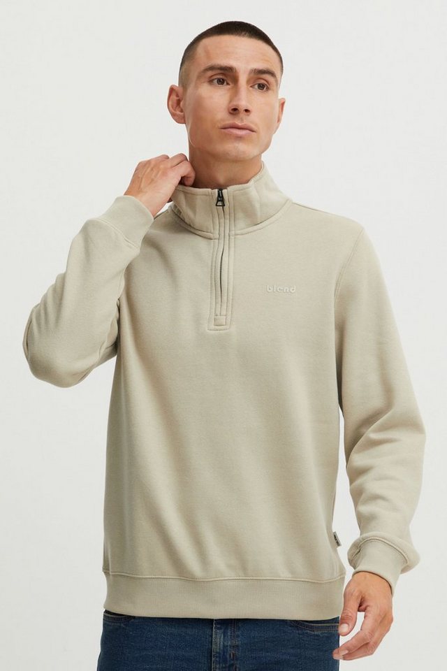 Blend Troyer BHHalfzip Stilvoller Sweat-Troyer mit Stehkragen von Blend