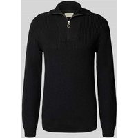 Blend Troyer mit Label-Detail Modell 'DENO' in Black, Größe XXL von Blend