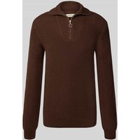 Blend Troyer mit Label-Detail Modell 'DENO' in Mittelbraun, Größe XXL von Blend