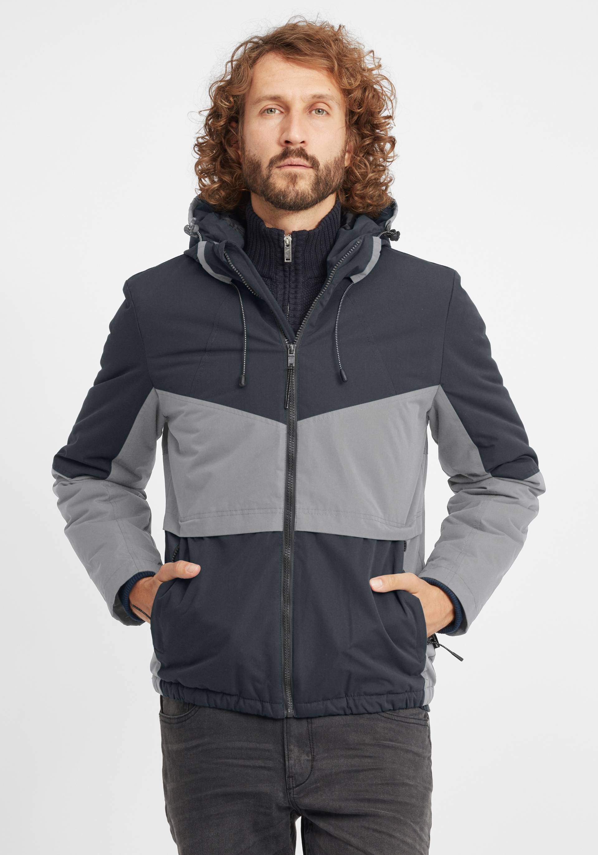 Blend Winterjacke "BHFoma" mit Kapuze Stilvolle Herren Winterjacke mit Kapuze von Blend