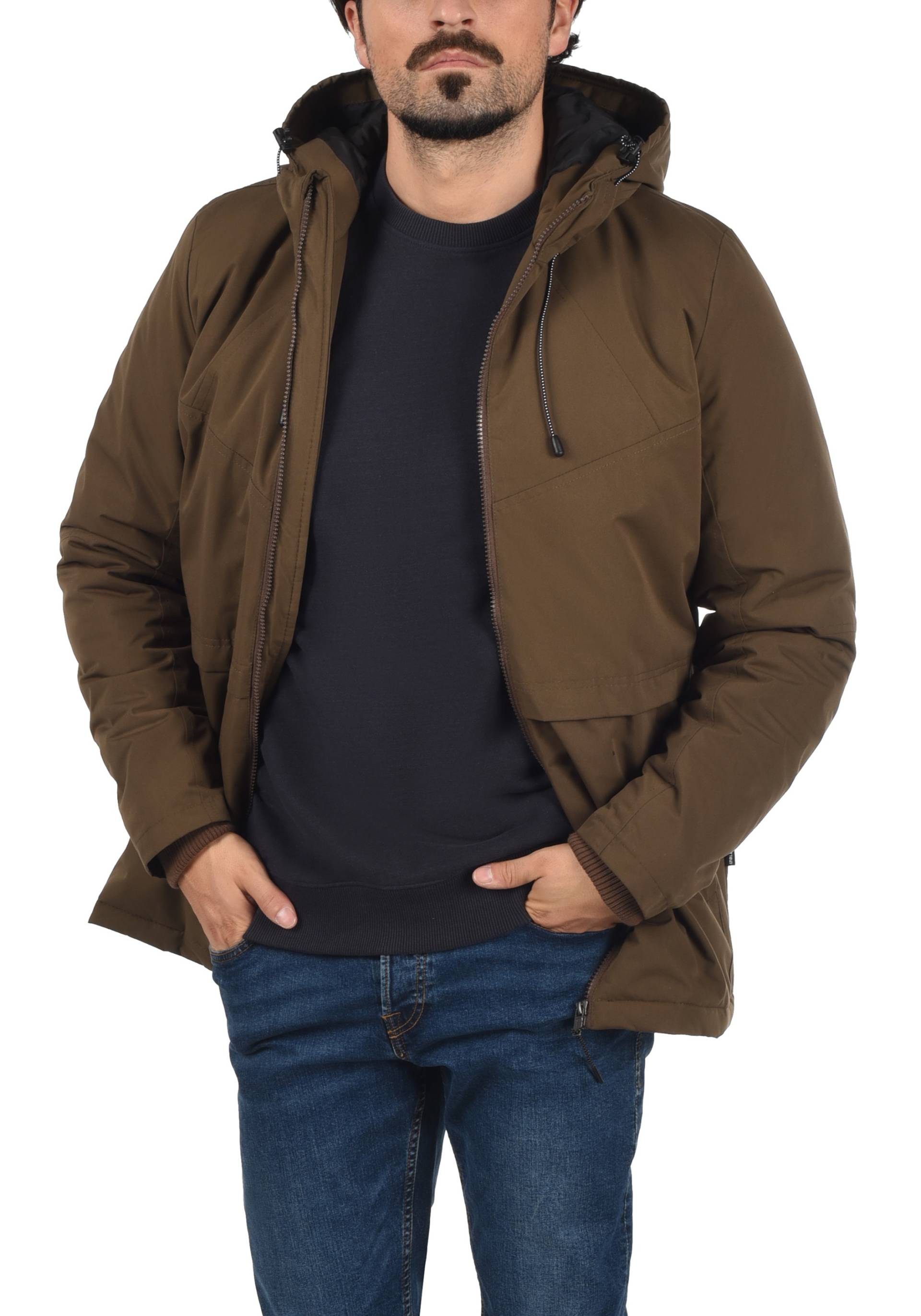 Blend Wintermantel "BHFosco", Stilvolle Herren Winterjacke mit Kapuze von Blend