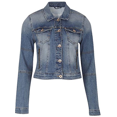 BlendShe Damen Jeansjacke, Farbe:Light Denim Blue;Größe:L von BlendShe