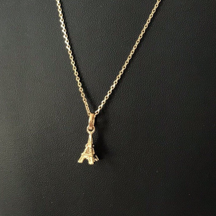 Vergoldete Pariser Halskette. Modeschmuck von Bleskor