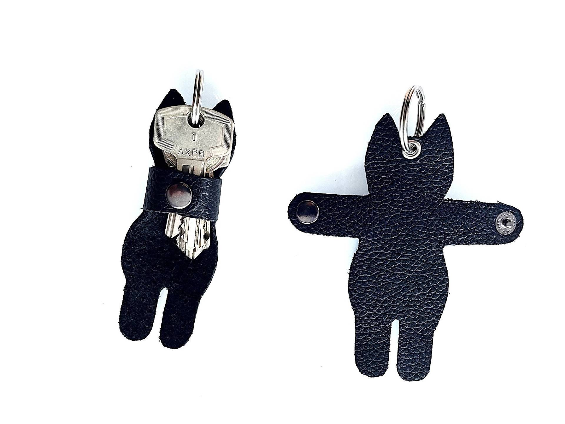 Schlüsselanhänger "Katzenumarmung" Aus Leder Schlüsselanhänger "Katzenumarmung" Aus Leder von BlessForYou