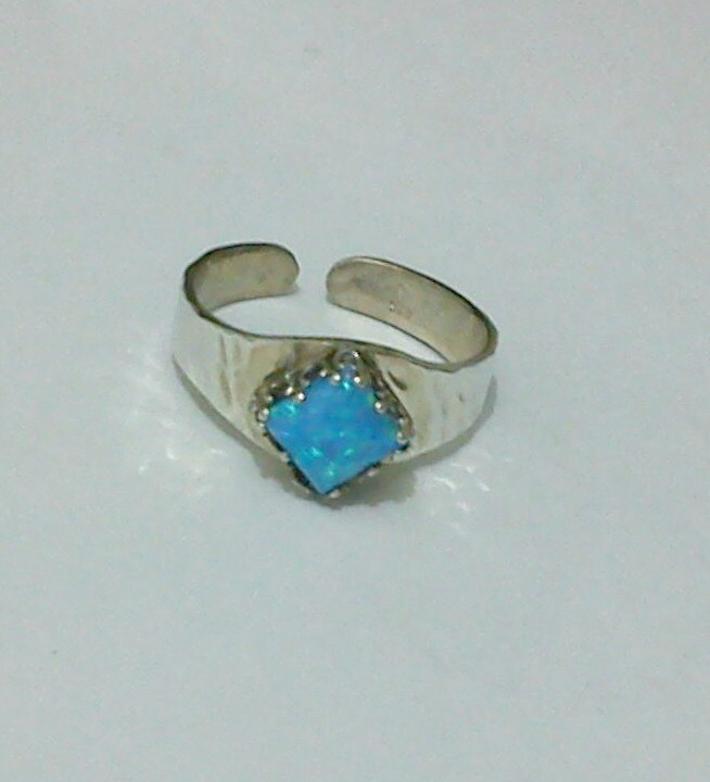 Opal Silber Verstellbarer Ring - Kostenloser Versand Opal Silber Verstellbarer Ring - Kostenloser Versand von BlessUArts