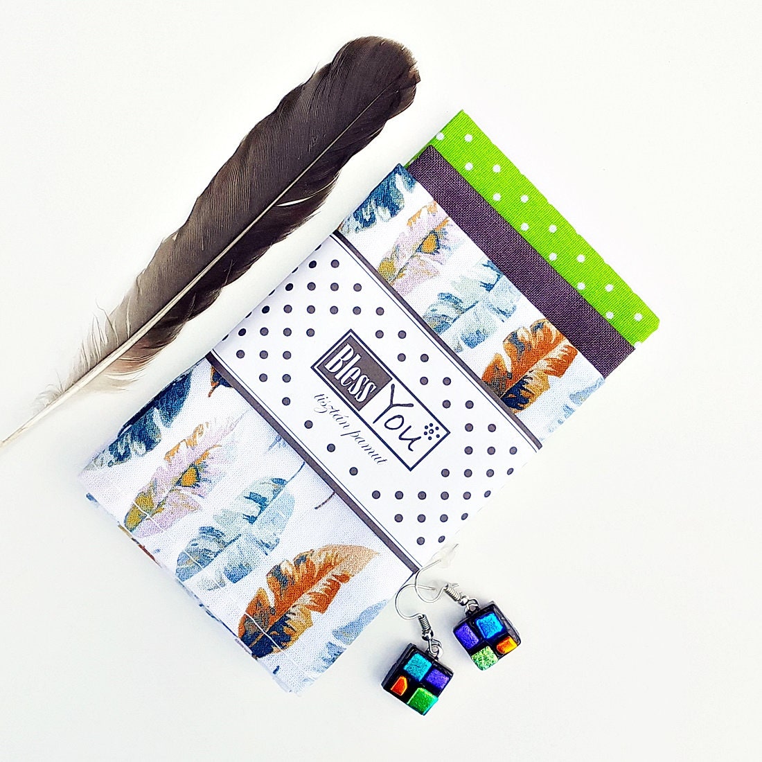 Vogelfedern Taschentuch Set, Zero Waste Geschenk Für Sie Vogelfedern Taschentuch Set, Zero Waste Geschenk Für Sie von BlessYouTextil