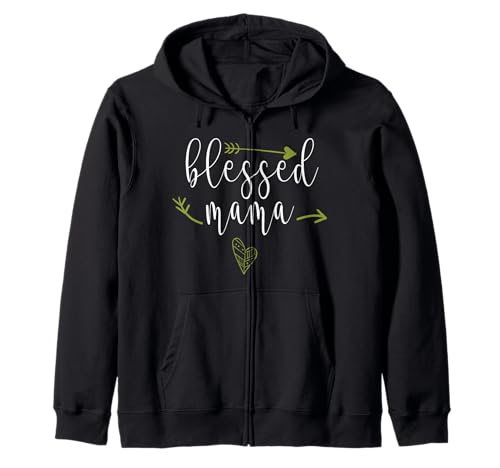 Gesegnete Mama Muttertag Mutter Mama Erntedankfest Kapuzenjacke Gesegnete Mama Muttertag Mutter Mama Erntedankfest Kapuzenjacke von Blessed Mama Mother's Day Mother Mom Mommy Gifts